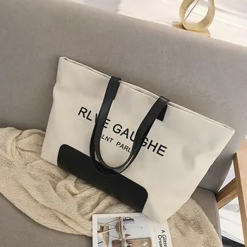 

2019 New Bag For Women Canvas Handbag Lovely Shoulder Bags Large Tote Casual Travel Messenger Bag For Lady Girls Durable