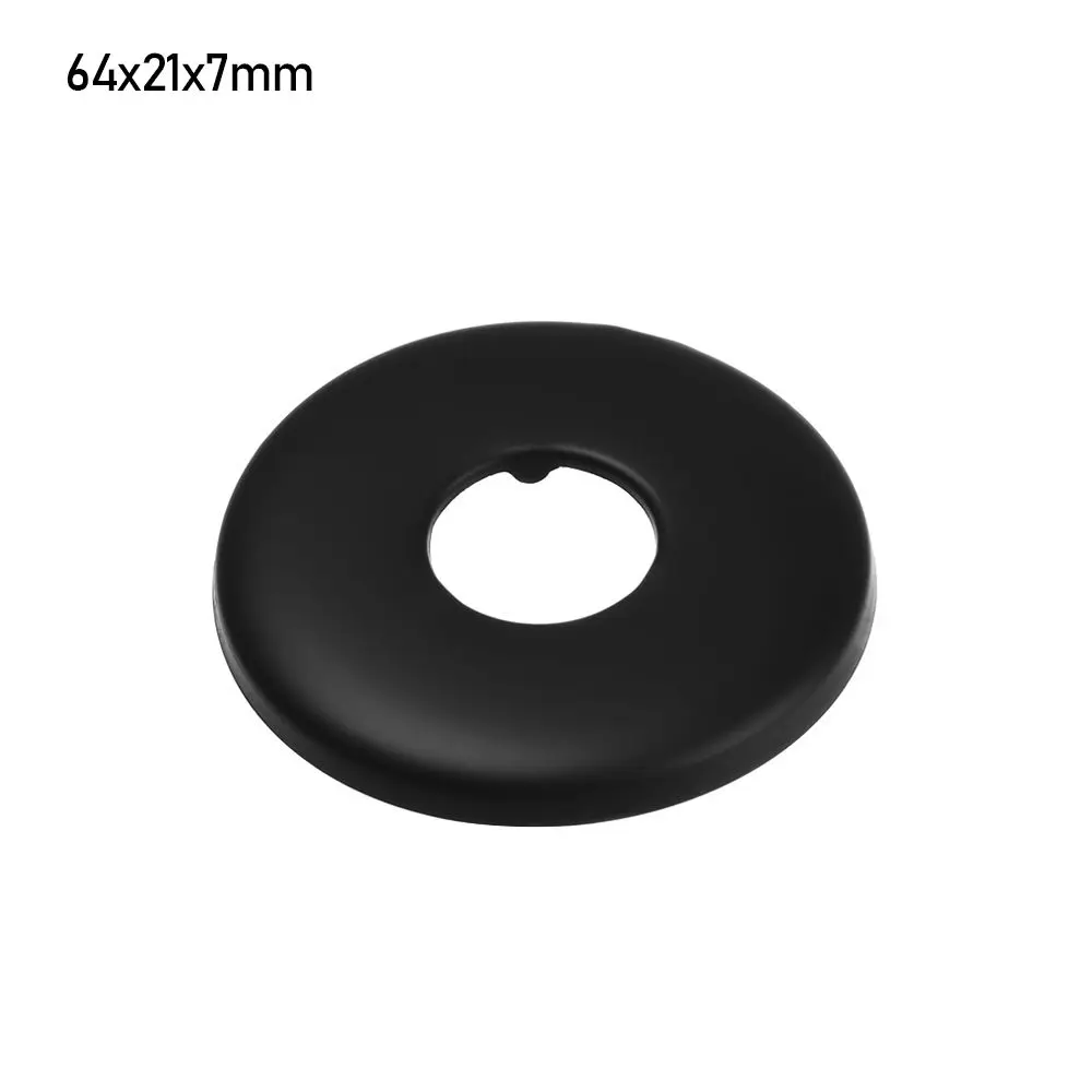 Sleek Black Stainless Steel Shower & Faucet Decorative Wall Covers