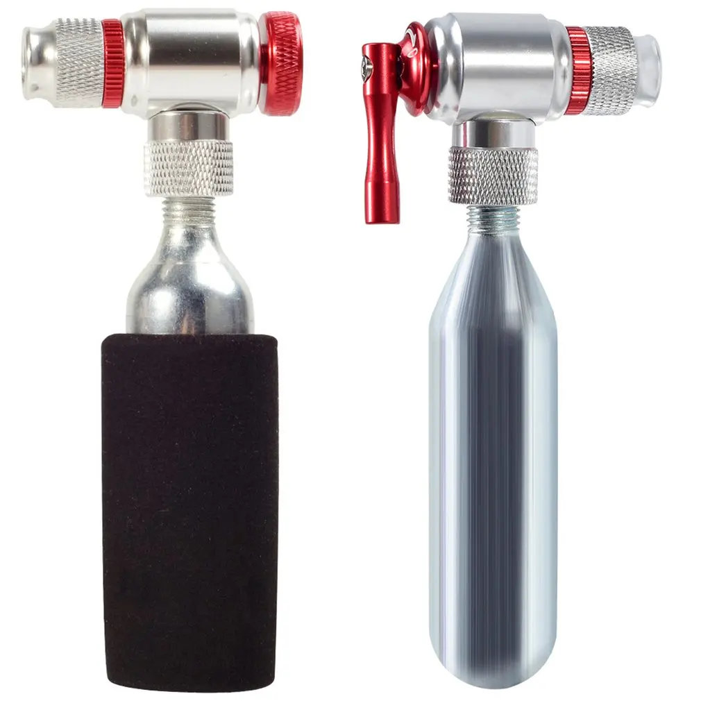 POMPE A VELO,type 1Pompe à vélo avec cartouche en CO2, valve compatible presta et schrader