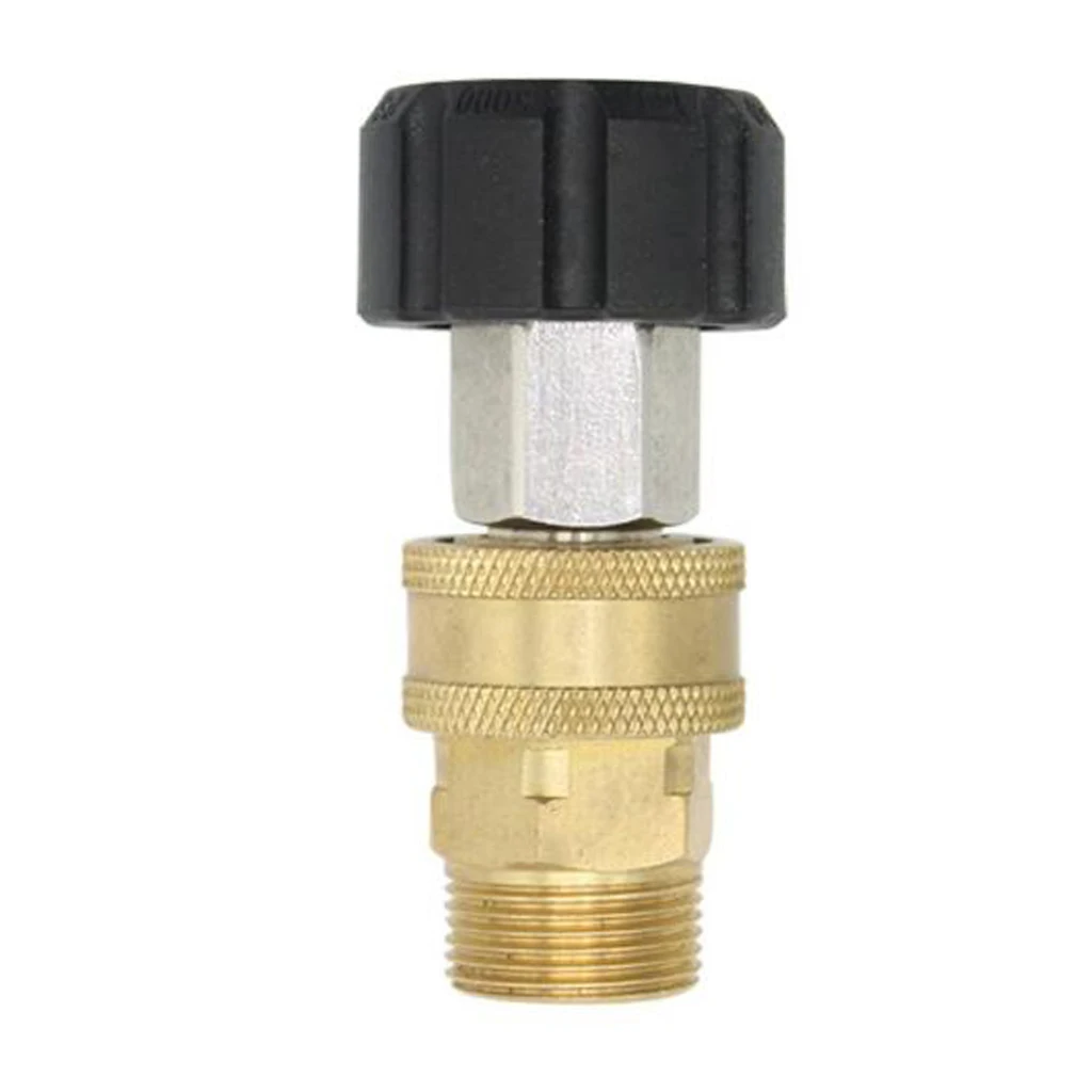 M22 Female to 1/4 Male Quick Disconnect Pressure Washer Adapter to Hose