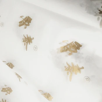 

Customised Gold Logo Foil Wrapping Tissue Paper for Cloth/Shoes Packaging