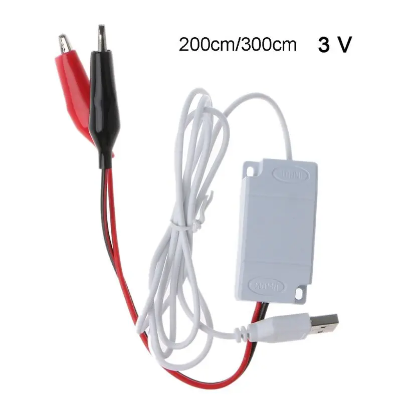 Замена 1,5 V NiMH AAA AA батарея Eliminator кабель питания USB для часов игрушки