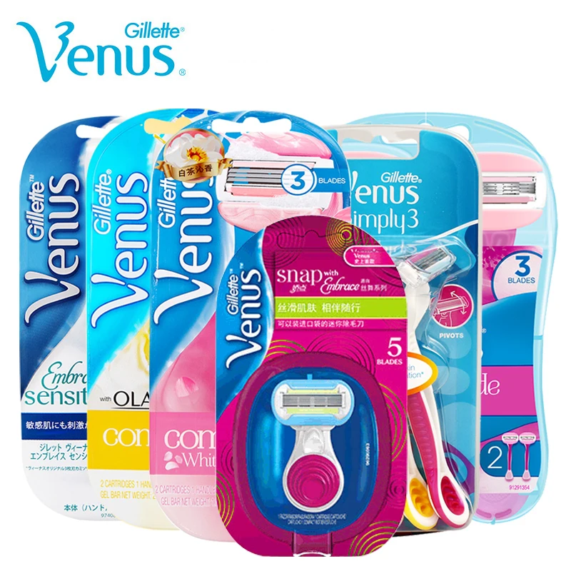 Gillette Venus Razor for Women Shaving Blade for Girls Hair Removal Ultra Thin Layers Blade with Lubricating Soap Safty Razor