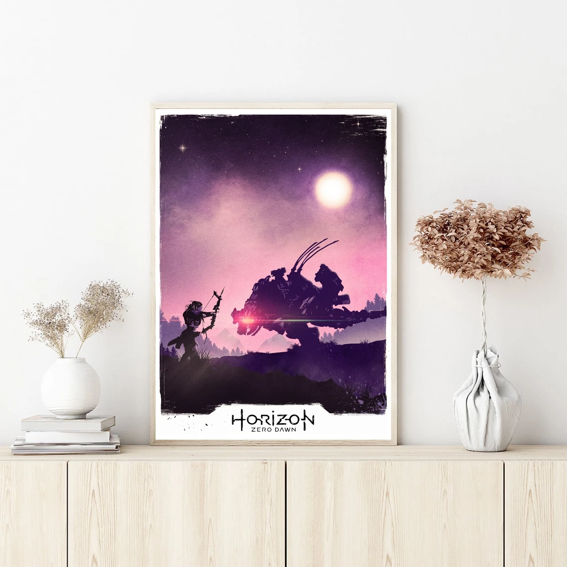 Horizon Zero Dawn Game Cover Poster Wall Art Canvas Painting Camera Da Letto Soggiorno Decorazione Domestica (Senza Cornice)