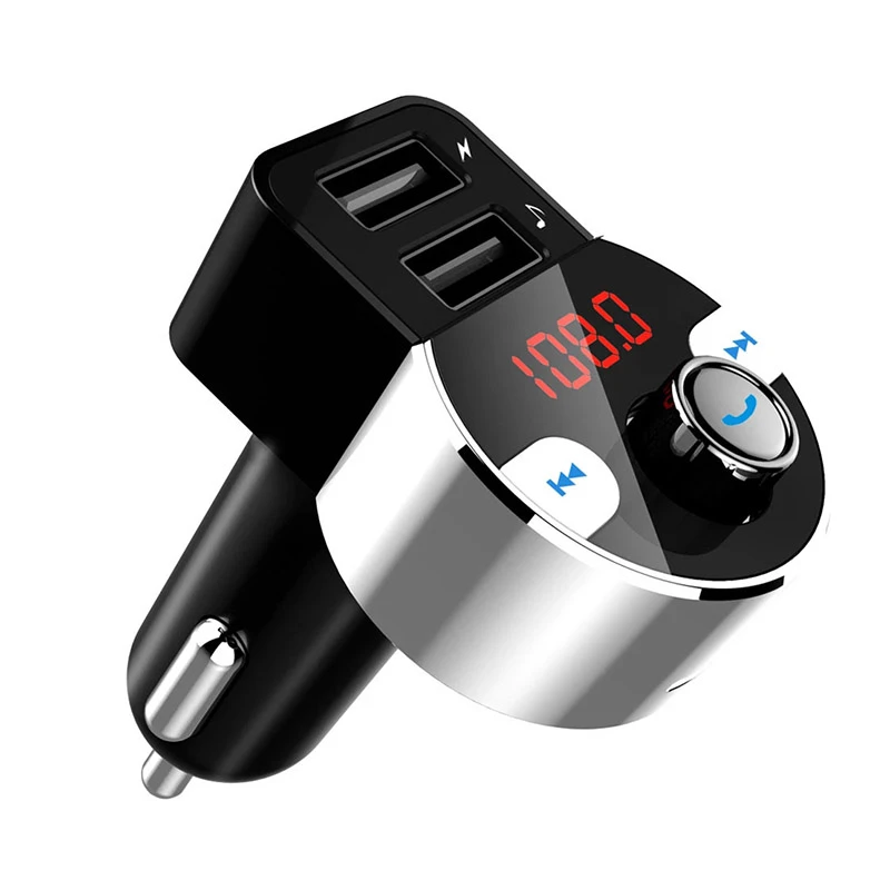 Ham pijp ding JustPlay Bluetooth 5.0 Car Charger FM Transmitter Mp3 Player Wireless  Handsfree USB Fast Charge 3.1A for Xiaomi Huawei Phone|Car Chargers| -  AliExpress