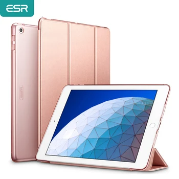 

ESR Case for iPad Air 3 2019 Yippee Trifold Smart Case Auto Sleep/Wake Lightweight Stand Case Hard Back Cover for iPad Air 3