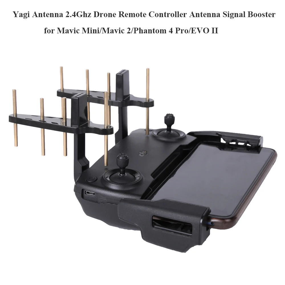 2 Pcs Yagi Antenna 2.4Ghz Drone Telecomando Antenna Booster Segnale Per Mavic Mini/Mavic 2/Phantom 4 Pro/Evo Ii
