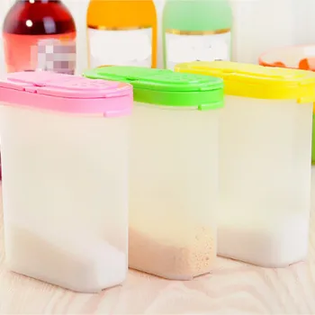 

PP Food Storage Box Plastic Clear Container Set with Pour Lids Kitchen Storage Bottles Jars Dried Grains Tank Large Capacity