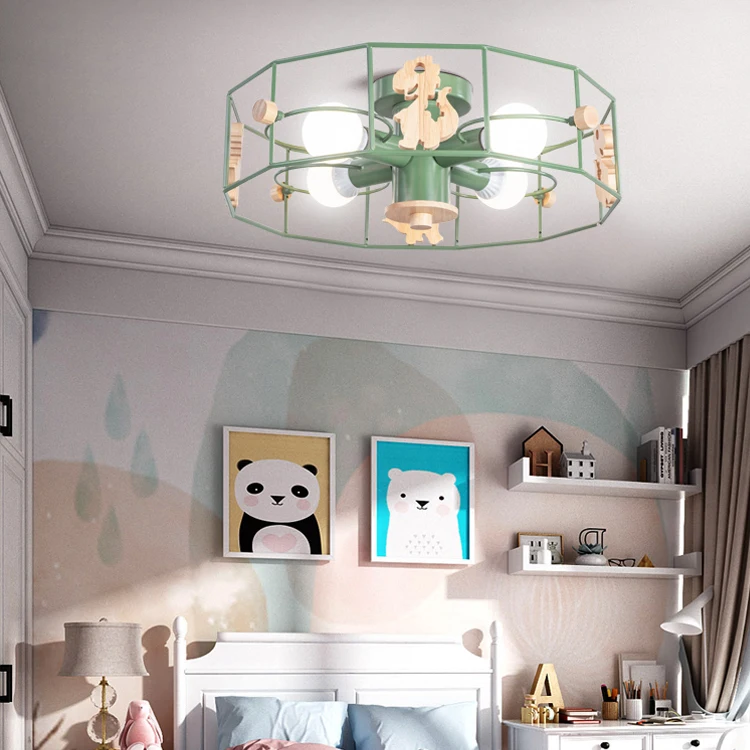 

Mount Jue Northern Europe Children Room Lamp Cartoon A Chandelier Maka Dragon Creative Personality Modern Concise Bedroom