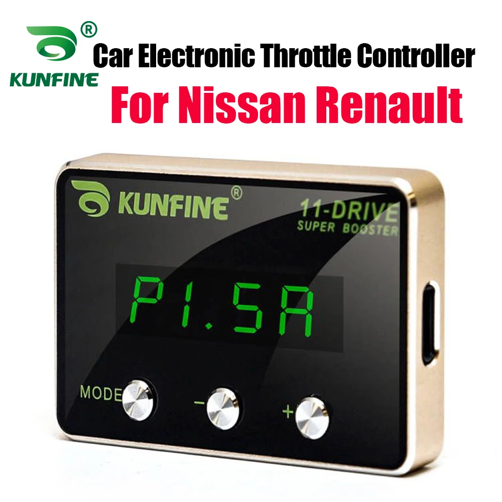 Car Electronic Throttle Controller Racing Accelerator Potent Booster For Nissan Renault Tuning Parts Accessory