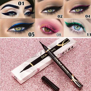

1PCs Matte Eyeliner Waterproof Colorful Liquid Eye Liner Pen Fast Dry Long Lasting Thin Head Party Beauty Makeup Cosmetic Tools