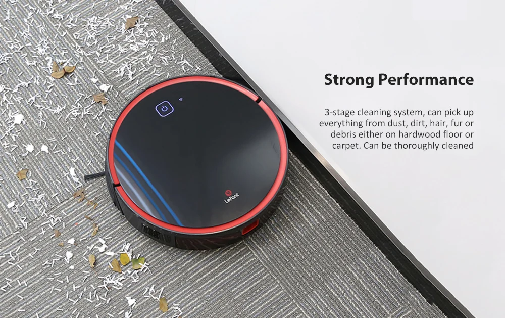 Робот-пылесос Lefant T700, 1800 па, Мощное всасывание, супер, Wi-Fi подключение, подметание, самозарядка