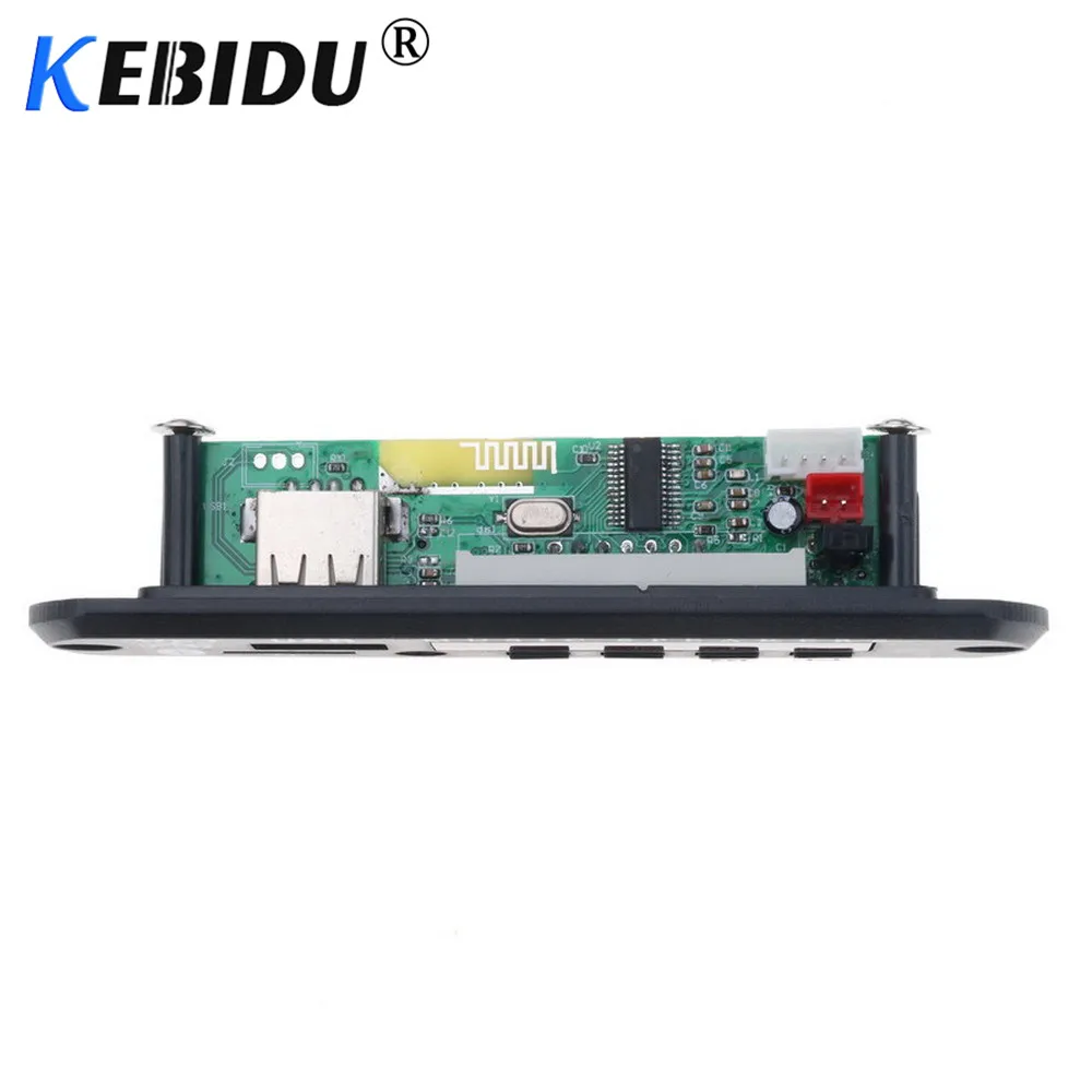 Kebidu Bluetooth декодер доска MP3 плеер приемник для автомобиля Комплект цветной экран FM радио TF USB 3,5 мм AUX аудио для iphone XS