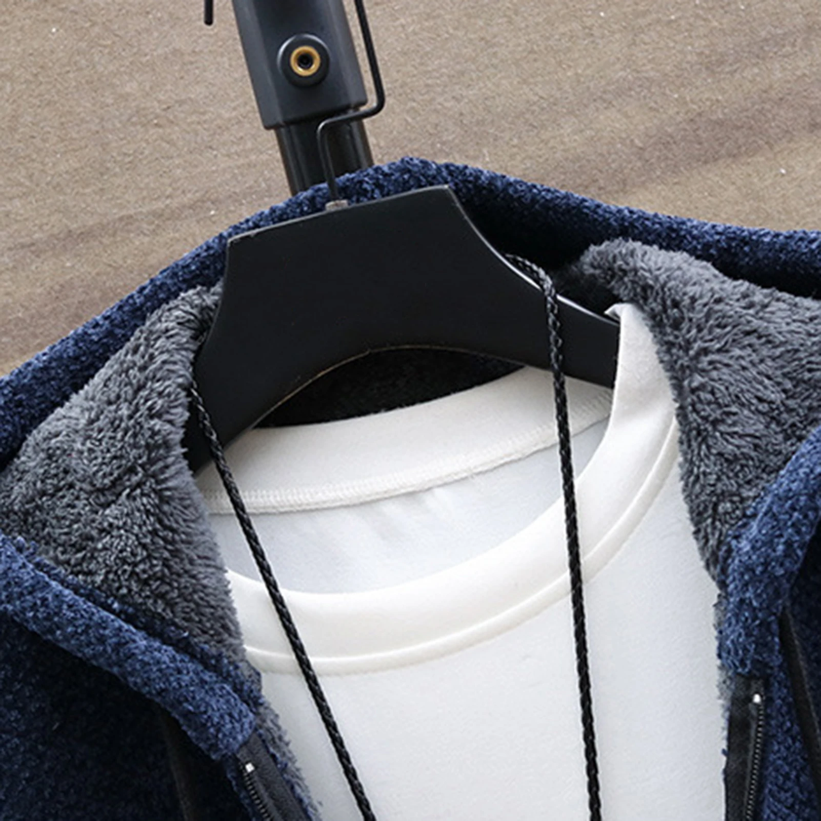 Winter Warm Jacket Men Coat Casual Coat Knitted Coat Autumn Winter Long Sleeve Plush Liner Sweater Zipper Knitted Coat680_voghion.com