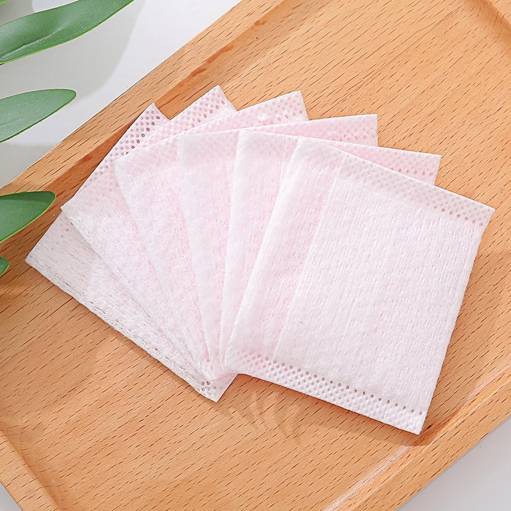 50 Pcs/Set Hand Insert Design Disposable Cotton Pad Cosmetic Beauty Makeup Swab Pad Wipes Face Cleaning Makeup Remover Pads