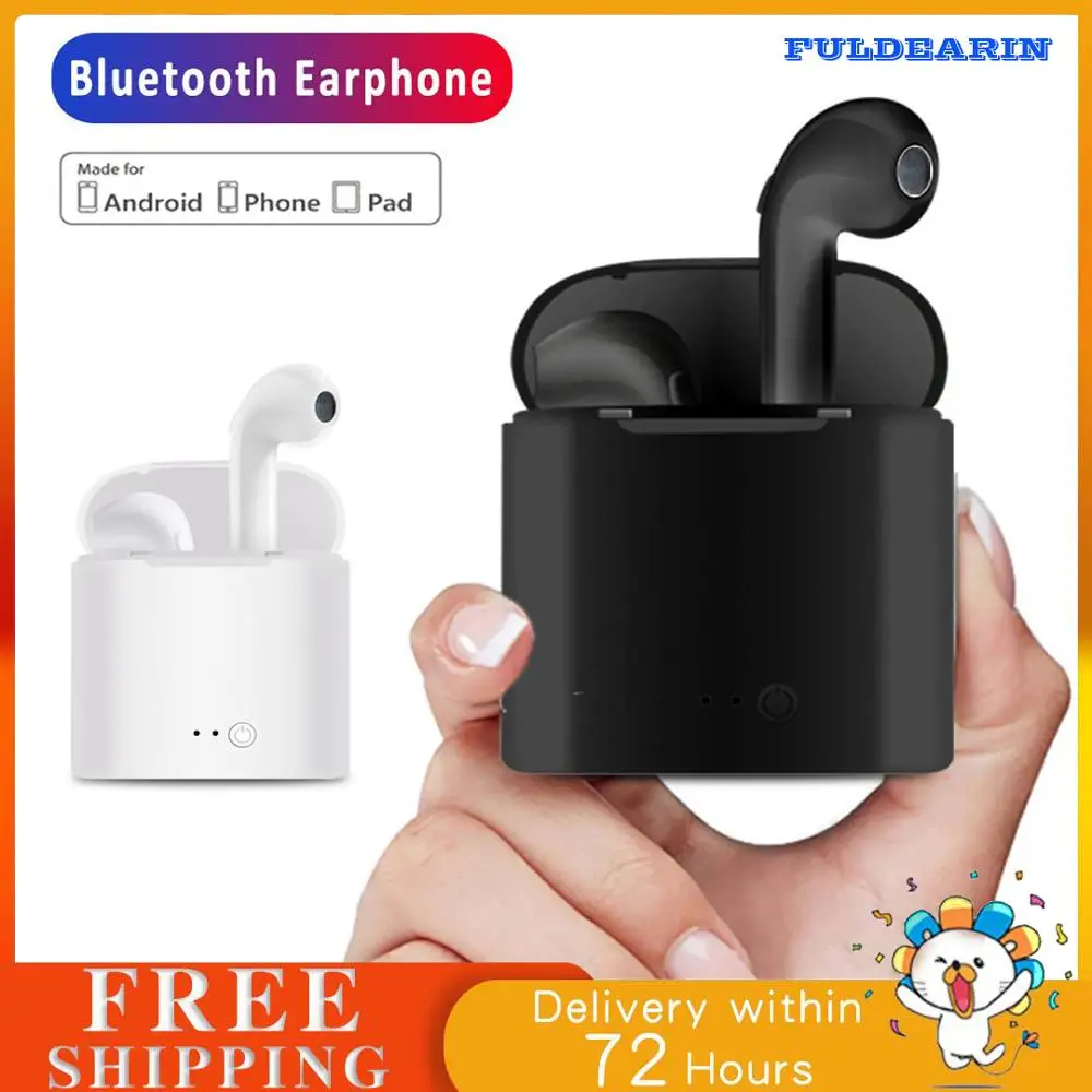 

Cheap and Good Quality i7S TWS Wireless Bluetooth Earphone With Charging Box Stereo True Earbud Headset Earrings for All Phones
