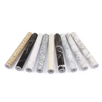 

3D Imitation Marble Waterproof PVC Self Adhesive Wall Sticker Panel Wallpaper Kitchen Living Room Home Decor