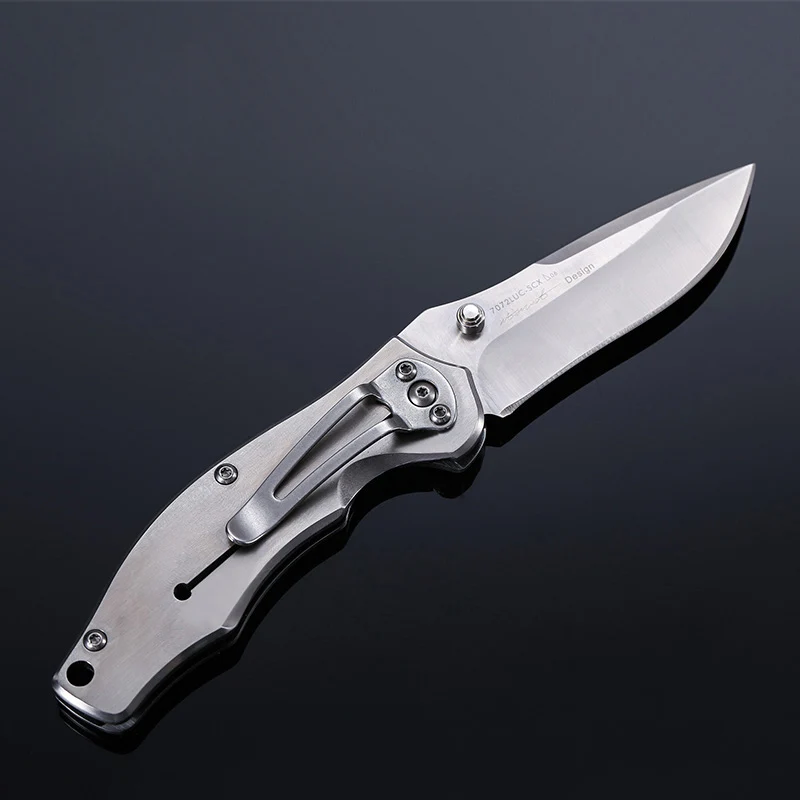 Sanrenmu 7072 складной нож Карманный EDC походный инструмент для выживания с ручкой из