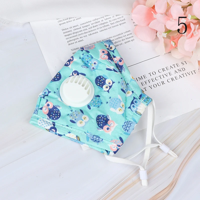 A5 3 шт./компл. нижнее белье с рисунком из мультфильма трусы PM2.5 маска для полости рта для дыхательный клапан анти дымке Маска Анти-пыль рот муфельной респиратор маски для лица - Цвет: A5