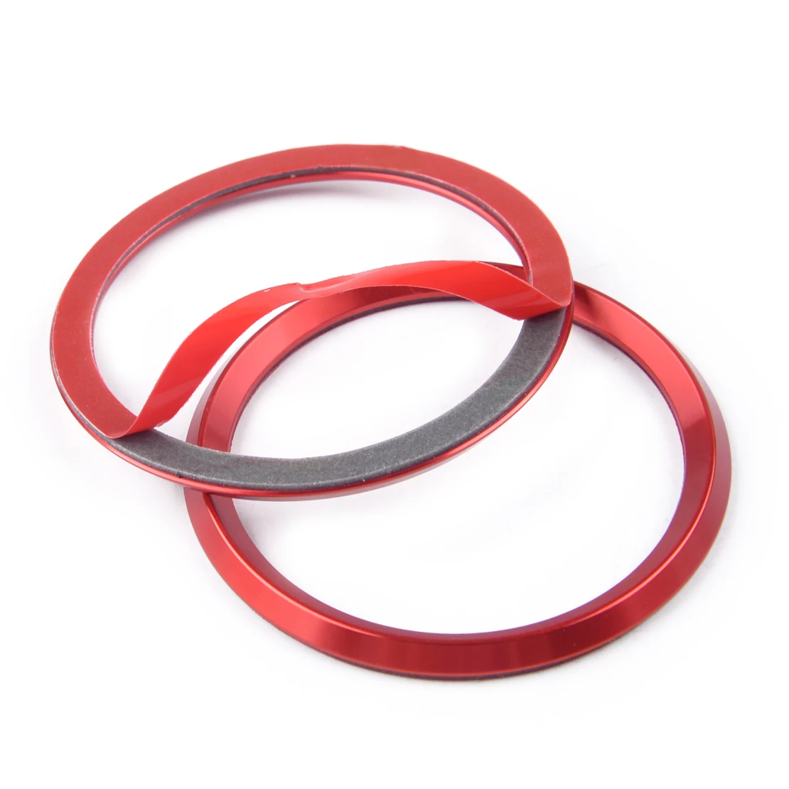 CITALL 4Pcs Red Aluminum Wheel Center Hub Ring Cover Trim Car Styling Fit For Mazda3 Mazda6 CX-5 CX-3
