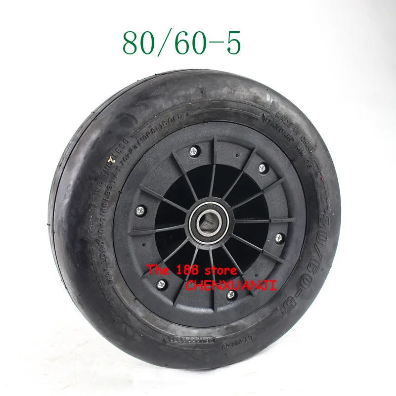 Lightning shipping Горячая 80/60-5 tubless tire fit Xiao Mi 9 качающаяся автомашина Go-kart переднее колесо вакуумная шина