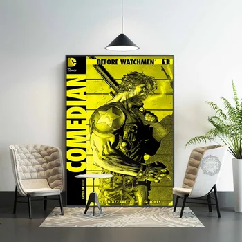

Batman Superman Wonder Woman Justice League Classic DC Comic Book Cover Art Canvas Painting Wall Home Decor bilder tableau