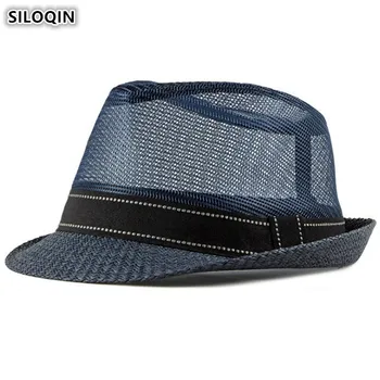 

XdanqinX Women's Beach Hat Mesh Cap 2020 Summer New Breathable Hat Men's Hollow Fedoras Ventilation Novelty Jazz Hats Couple Hat