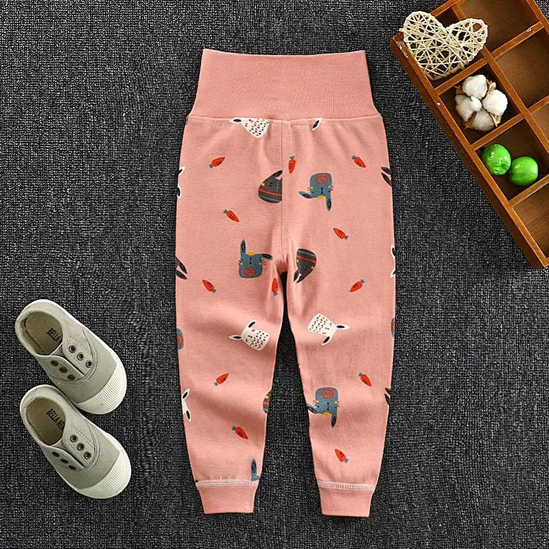 New Cotton Baby's Autumn Pants Neobatal Bottom Pants Baby Boy Girl High-waist Warm Underwear - Цвет: p34