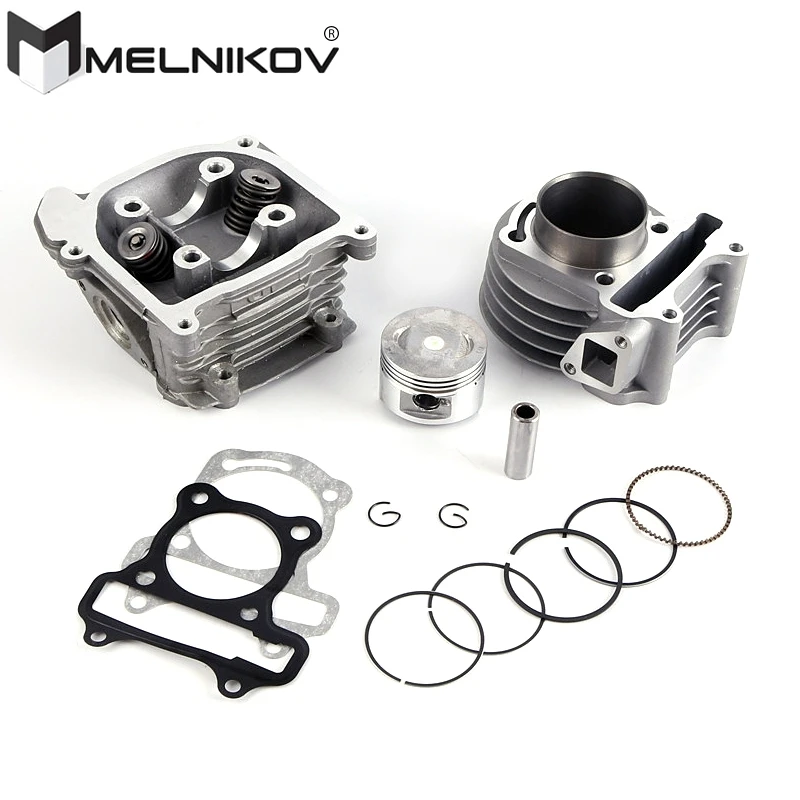 Kit Big Bore GY6 50cc A 80cc - Cilindro 47mm, Pistone, Anelli, Per Scooter 139 QMB - 4