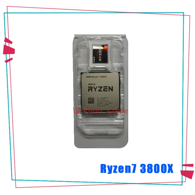 Процессор AMD Ryzen 7 3800X R7 3800X3,9 ГГц Восьмиядерный процессор с шестью резьбой 7NM L3 = 32M 100-000000025 разъем AM4 с вентилятором