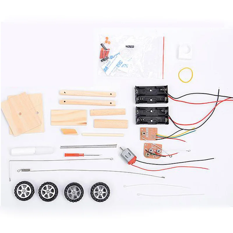 Details about   Kids DIY Wireless RC Racing Car Model Scientific Experiment Kit Educational Toy 