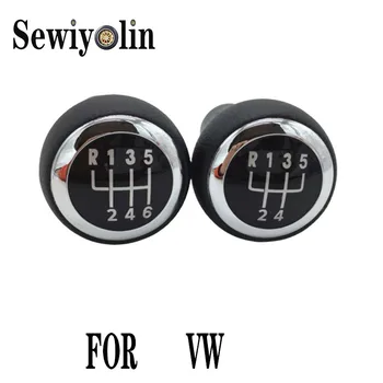

High Quality5/6 Speed Gear Shift Knob Lever Stick Handle Head For VW Volkswagen Passat B6 05-11 Car Styling Accessories