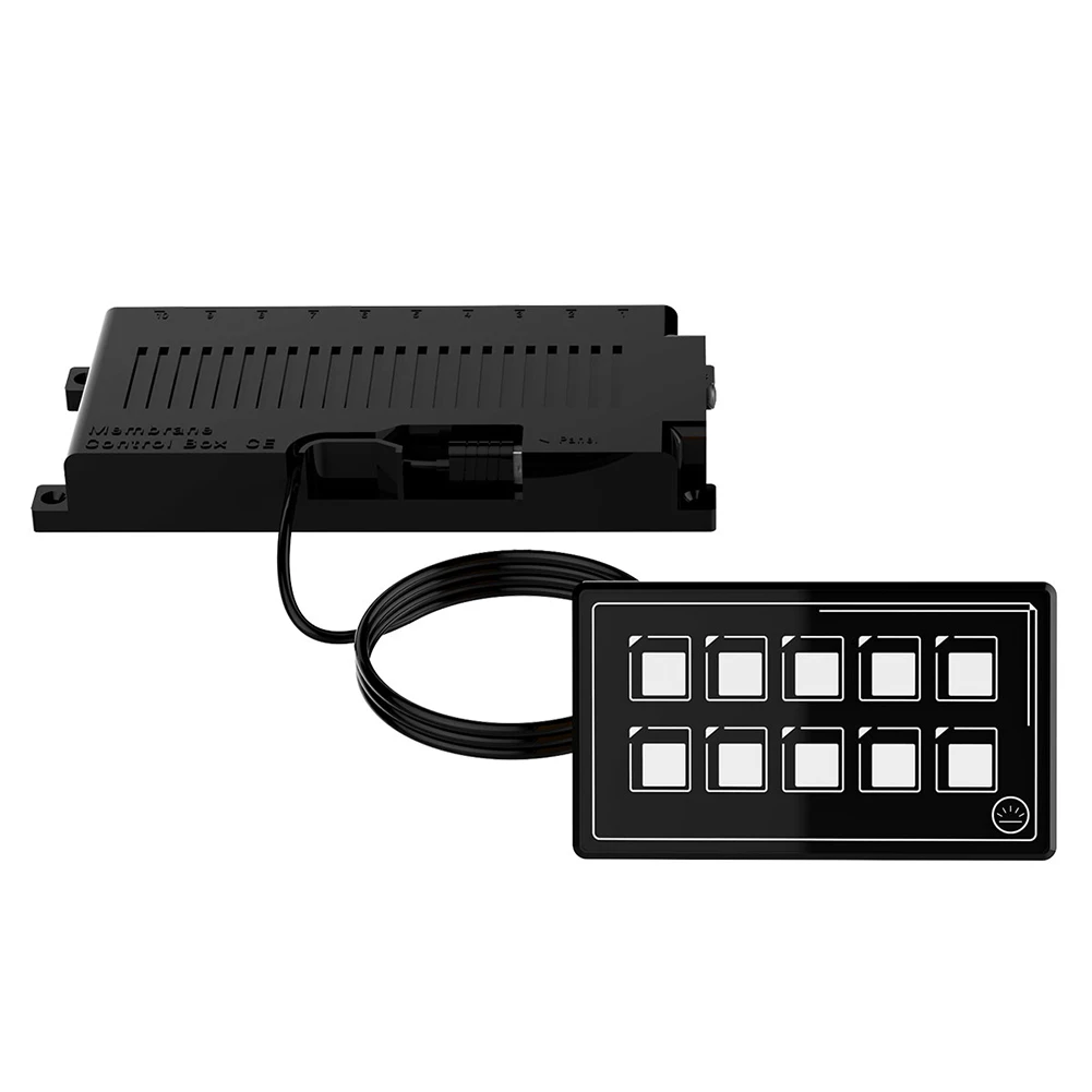 SP5110A Membrane Control Switch Panel Waterproof RV Bluetooth-compatible  APP Control Kit 10 Gang LED Light Switch Panel