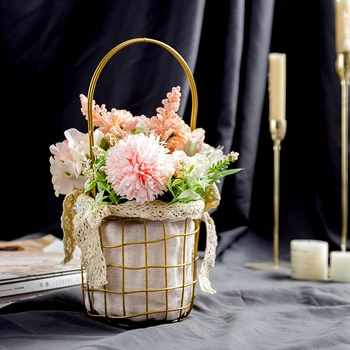 

TILANE ELYSEE FLOWER BASKET HOME DECORATION ACCESSORIES CREATIVE PERSONALITY ORNAMENTS VALENTINE GIFT WEDDING GIFT