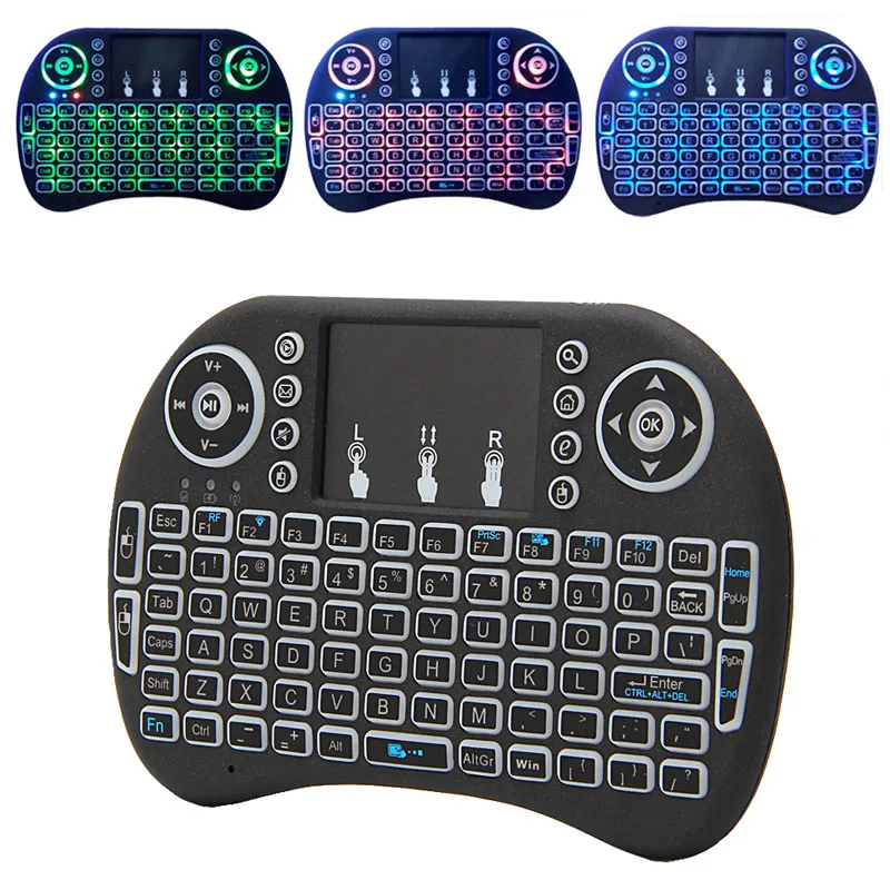 

2.4G Mini Backlit Wireless Touchpad Keyboard Air Mouse For PC Pad Android TV Box X6HA