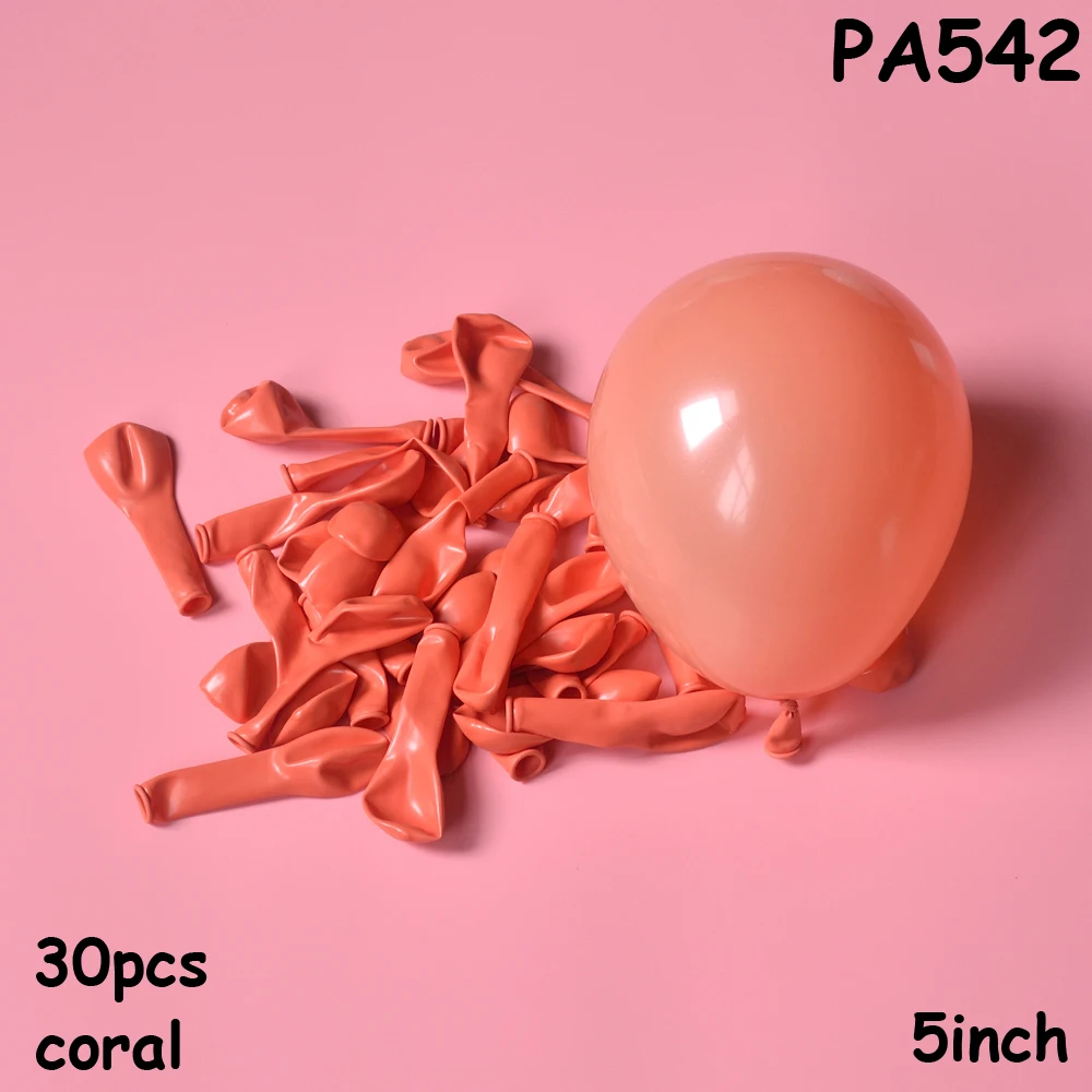 5 дюймов шары Макарон Арка серый персик оранжевый шар пол раскрыть набор воздушные шары на день рождения ребенка 30 день рождения украшения - Цвет: PA542