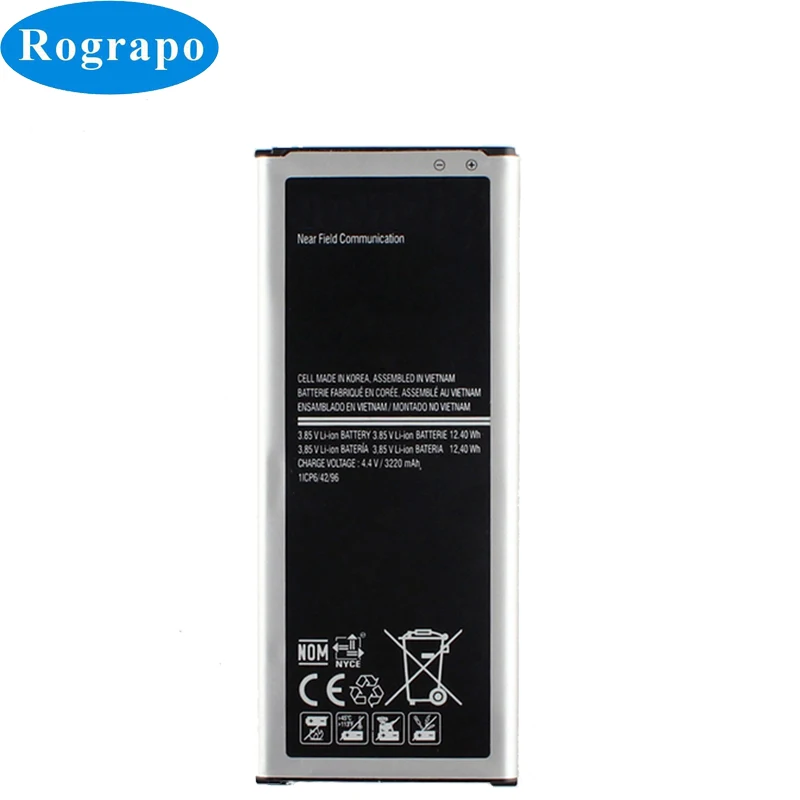 

3220mAh Original Mobile Phone EB-BN910BBE Battery For Samsung Galaxy Note 4 N910H N910A N910C N910U N910F N910V N910P N910T NFC