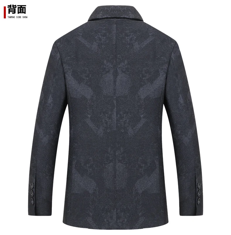 10XL 8XL Корейский мужской блейзер Повседневный приталенный офисный костюм осенне-зимняя куртка пальто формальный мужской пиджак мужские деловые пиджаки