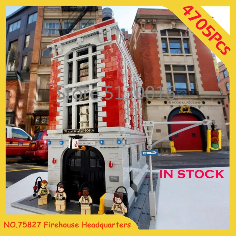 

16001 Firehouse Headquarters Creator Street View Model Building Blocks Bricks 75827 10272 45014 21318 15019 15037 15001 15006