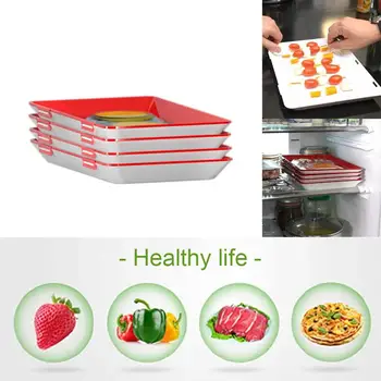 

Food Preservation Tray Creative Food Fresh Keeping Fresh Spacer Organizer Food Preservate Refrigerator Food Storage Container