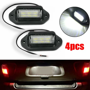 

Boats LED license plate light Aircraft Automotive 4pcs RV Motorcycle 6 LED