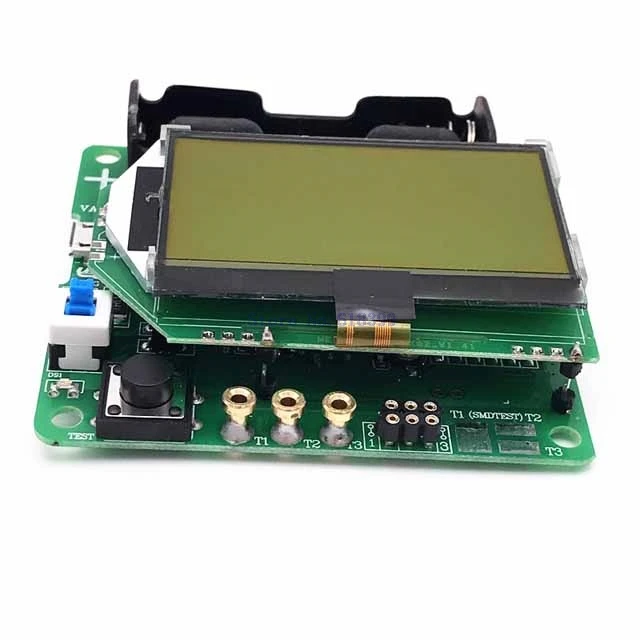 

A6-- M328 Chargeable LCD Display Transistor Capacitance Inductor ESR LCR Meter with USB Interface
