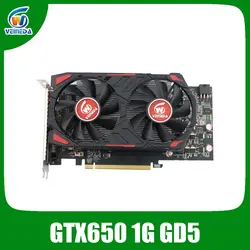 Veineda GTX650 GPU видео карты GTX650 1G 128Bit gtx vga карточная игра 1059/5000 МГц сильнее, чем HD6570 для nVIDIA игорном бизнесе