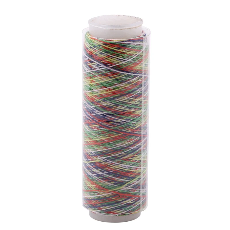 5Pcs Rainbow Color Sewing Thread Hand Quilting Embroidery Thread Fiber DIY Sewing Yarn Knitting Accessories