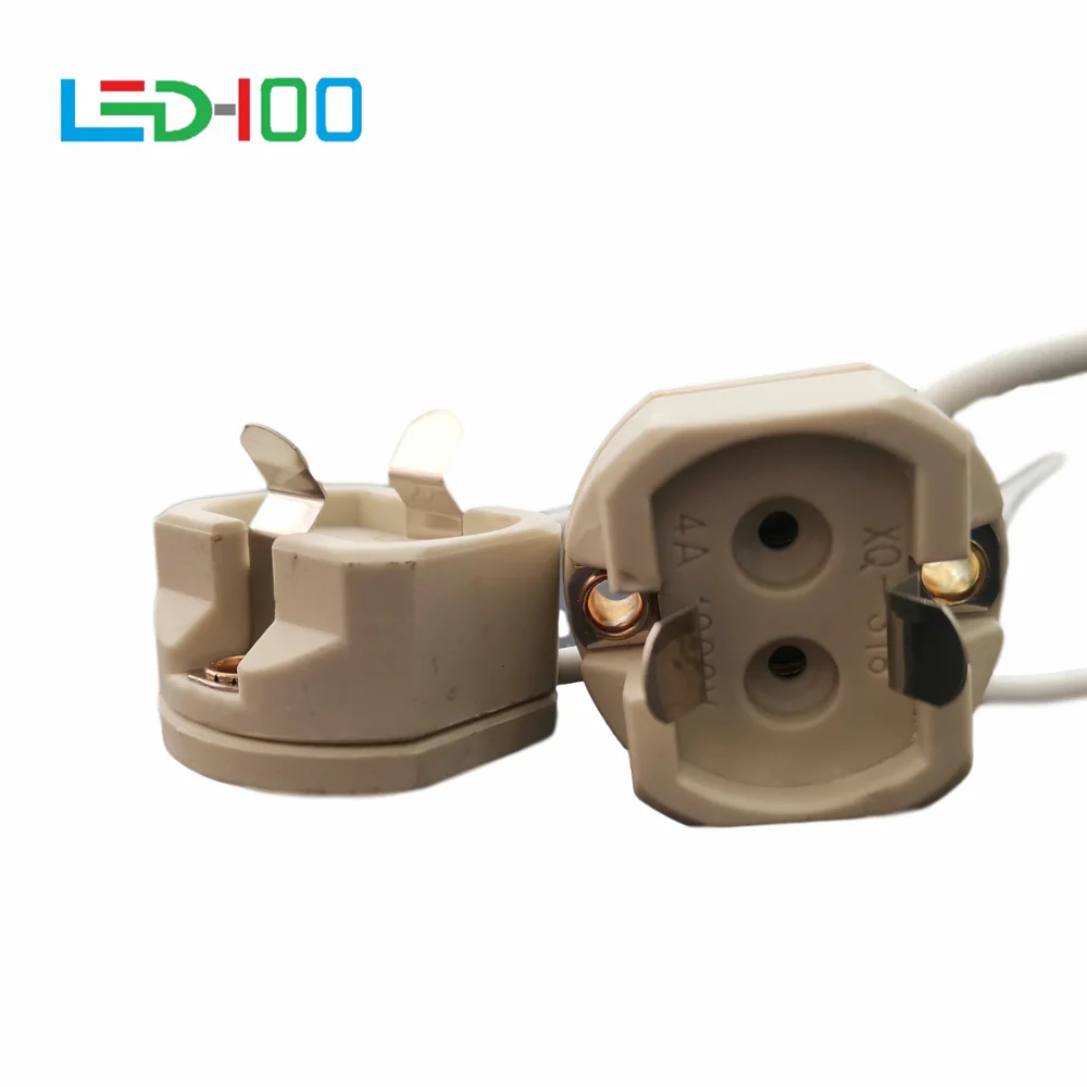 NEW G12 Light Socket 750V 4A 1500W 5KV G12 lamp holder Porcelain Ceramic High Temperature