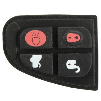 

Remote Key Fob Case Repair Kit Rubber Pad with Battery For X Type XF E S