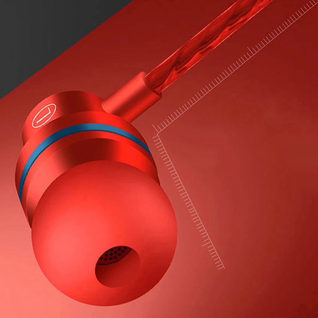 Universal In-Ear Bass Earphones With Microphone & Remote In-Ear Earphone Headset with Mic for Xiaomi Mi 6/8 9 Huawei Earphones
