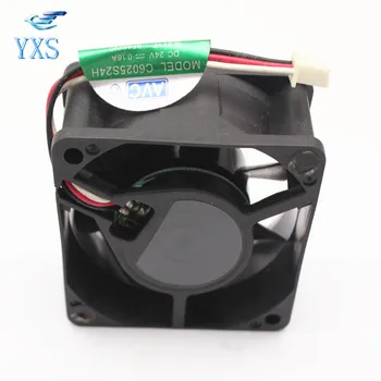 

Original C6025S24H double Ball bearing cooling Blowers DC fan 12V 0.16a 3.84W 6025 60 * 60 * 25MM 4250RPM 3 wires