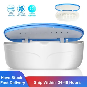 

UV Sterilizer Disinfection Box USB Rechargeable UV LED Cleaning Tools Disinfection Box Manicure Nail Tool Disinfection Box