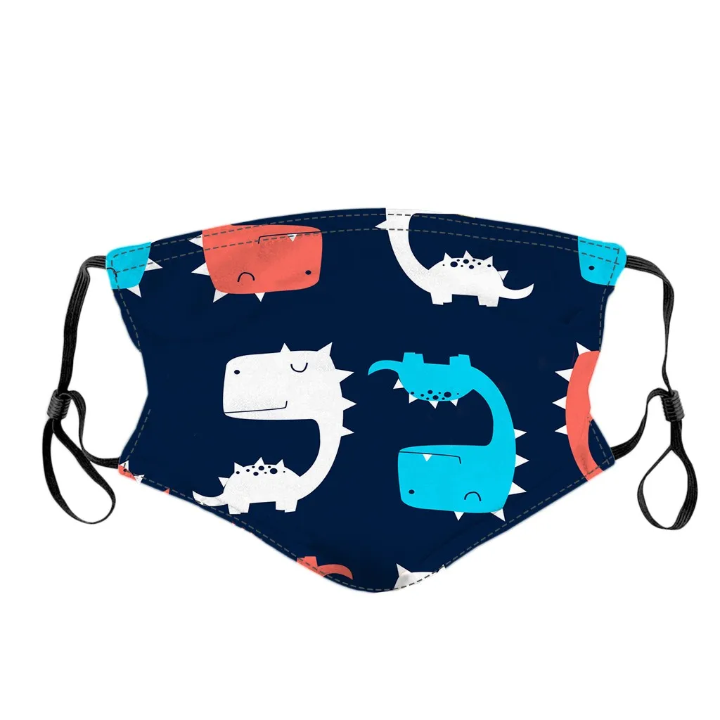 1pc Good Quality Face Masks For Kid Children Fashion Cartoon Printed Facemask Reusable Washable Outdoor Breathable Mask | Красота и
